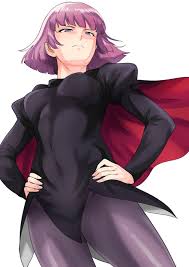 tsurui, haman karn, gundam, zeta gundam, highres, tagme, 1girl, cape, pink  hair, purple eyes, short hair, simple background, white background - Image  View - | Gelbooru - Free Anime and Hentai Gallery