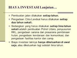 Dan prasarana secara menyeluruh selama 1 tahun. Analisis Investasi Pengusahaan Hutan Contoh Kasus M K Ppt Download
