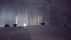 Amazing Light Show In Northen Ontario Sky Phenomenon Known As Light Pillars Otherworldly Night Skies Cool Photos