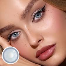 Blue Contacts for Hazel Eyes