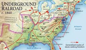 A Map Showing The Underground Railroad Path Underground Railroad Harriet Tubman Underground Railroad Underground Railroad Quilts