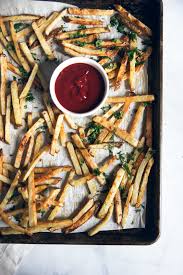 Maybe you would like to learn more about one of these? Healthy Baked French Fries With Garlic Parmesan Truffle Oil Ambitious Kitchen