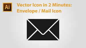 Free email icon vector download in ai, svg, eps and cdr. Vector Icon In 2 Minutes Mail Icon Envelope Icon Youtube