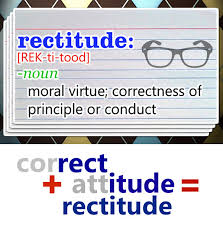 Vocabulary Rectitude Mnemonic Correct Attitude Vocabulary Word Walls English Vocabulary Words Idioms And Phrases