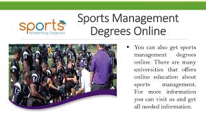 The benefits of completing a graduate degree in the field of sports management extend far beyond gaining technical managerial knowledge. Best Sports Management Degree Online Schools For Sports Education Youtube