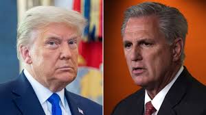 Trump tries to win over votes for McCarthy with endorsement