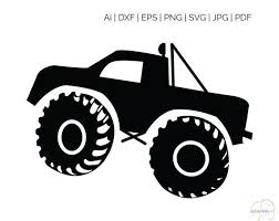 Free Free 137 Silhouette Grave Digger Monster Truck Svg SVG PNG EPS DXF File
