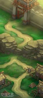 竖版手游场景地图大合集 进入e3d 隐梦采集到场景教程 2图 花瓣 environment concept art game art game inspiration