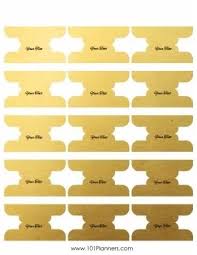 Many sets of dividers are multicoloured, so not only can you benefit from different tabs, but also attractive colours. Free Printable Divider Tabs Template Customized Printable Tab Dividers