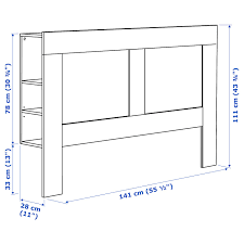 Check out the mandal wall mounted headboard in beds & headboards, furniture from ikea for 199.00. Brimnes Headboard With Storage Compartment White Full Double Ikea