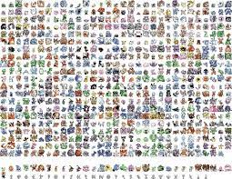 all pokemon up to gen v in old sprite style pokemon