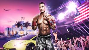 Wallpaper, john, cena, wwe, man, strength, black background. A Gta Wallpaper Of John Cena Squaredcircle