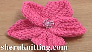 My roses were created with size 7 us knitting needles and worsted weight yarn. Knit Rose Flower Pattern Youtube