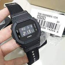 Casio dw 5600bbn 1 g shock is a tough, light, and accurate wristwatch designed for a rigorous work environment. Casio G Shock Dw5600 Dw 5600bbn 1dr Black Nylon Series Stock Clearance Shopee Malaysia