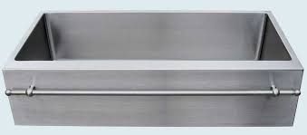 apron & stainless towel bar