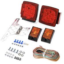 These lights are hard wired, with separate ground wire. Czc Auto 12v Led Submersible Trailer Tail Light Kit For Under 80 Inch Boat Trailer Marine With 18g Pure Copper Wiring Harness Kit Exclusive Trailer Light Kit Buy Online In Trinidad And