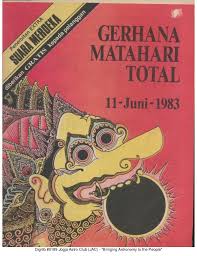 Beberapa ahli mata menyarankan untuk. Gerhana Matahari Total 1983 Suplemen Koran Suara Merdeka