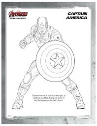 Captain america fun coloring sheet. Marvel Avengers Captain America Coloring Page Mama Likes This