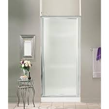 Sterling Vista 65 5 In H X 27 5 In To 31 25 In W Framed Pivot Silver Shower Door 1500d 31s In 2020 Shower Doors Sterling Shower Doors Shower Door Installation