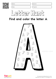 Each sheet is letter sized and prints 6 . Letter Hunt Worksheet Printables For Preschool Kidpid Free Printable Worksheets Games
