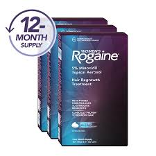 Help treat hair loss and regrow fuller hair with men's rogaine 5% minoxidil topical foam. Women S Rogaine 5 Minoxidil Foam For Hair Regrowth 12 Month Supply Walmart Com Walmart Com
