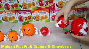 Jual bantal boneka lucu buah buahan bahan lembut 1. Mainan Anak Berbentuk Buah Buahan Fun Fruit Orange Mainan Anak Mainan Buah