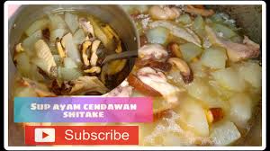 Ingredients of sup bebola ikan cendawan shitake#fayekusairi#cendawan it's 250 gm of isi ikan tenggiri. Resepi Sup Ayam Cendawan Shitake Kundur Sabahan Cooking Style Youtube