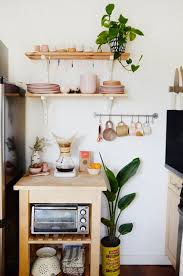 ways to style an ugly renter's kitchen