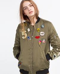 Bomber Oversize Parches Chaquetas Trf Bomber Jacket Patches Bomber Jacket Military Fashion