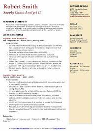 You can consider some things to make your job seeking the best supply chain resume example is not the one with sophisticated design and concept, but the one with clear information about yourself. Supply Chain Analyst Resume Samples Qwikresume