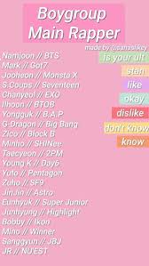 Tag Boygroup Main Rapper K Pop Gambar