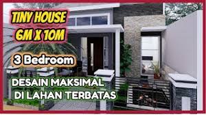 Dimana desain rumah ini memiliki salah satu unsur unik yang jarang ditemukan di indonesia pada umumnya yakni memiliki sebuah taman kecil di dalam rumah. Desain Rumah Minimalis 6 10 Trik Memaksimalkan Lahan Kecil 60sqm Tiny House Design Cute766