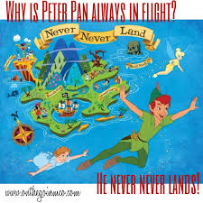 Why Is Peter Pan Always In Flight He Never Never Lands Peter Pan Disney Peter Pan Neverland Peter Pan