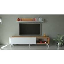 Nuovo Tv Unitesi Mdf Kafkas Mese Lake Beyaz Duvar Modulu Tv Unitesi Duvar Mobilya