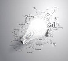 Gluhbirne Mit Geschaftsidee Erfolg Strategie Plan Zeichnen Clipart Bilder Vektor