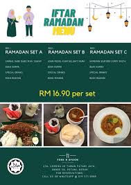 Maybe you would like to learn more about one of these? Fork N Spoon Cafe Restaurant Buka Puasa Set Menu Hanya Rm16 90 Per Set Jom Berbuka Puasa Bersama Keluarga Atau Rakan Rakan Anda Raikan Ramadan Tahun Ini Dengan Set Menu Ramadan Kami