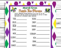 Day of the dead c. Mardi Gras Games Etsy