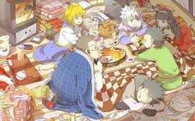 Boy gon freecss killua zoldyck kurapika leorio paradinight. Hd Wallpaper Gon Killua Kurapika Leorio Wallpaper Anime Hunter X Hunter Wallpaper Flare