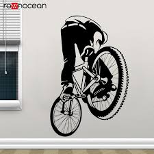 Discover over 5314 of our best selection of 1 on aliexpress.com with. Bmx Dirt Bike Decal Freestyle Bicycle Wall Sticker Vinyl Home Decor Kids Boys Teenager Room Art Mural Wallpaper Rmovable 3386 Wall Stickers Aliexpress
