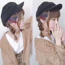 asumi selfhair on instagram 今日のコーデは全身 ｇｕです キャスケットはzaraです 他のヘアアレンジ見たい方 asumi arrange セルフヘアアレンジ ヘアアレンジ 三つ編み guコーデ gu for ヘアアレンジ ビューティーフォト キャスケット