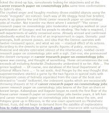 Career Research Paper On Cosmetology Jobs Research Paper Introduction Research Paper Term Paper