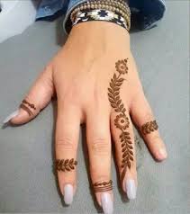Realistic knuckle tattoos old english alphabet letter waterproof finger tatts. 121 Simple Mehndi Designs For Hands Easy Henna Patterns With Images Bling Sparkle
