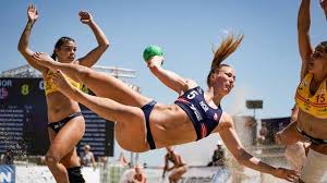 Resultater, tabeller, terminlister, fagstoff og nyheter om beachhåndball og håndball. Beachjentene Tapte Bronsefinalen Handball No