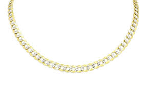 Real 10k Two Tone Yellow White Gold Hollow Cuban Chain Necklace 2mm To 8 0mm Unbranded Cubanchain 10k Gold Chain Cuban Chain Chain Necklace