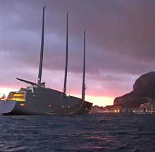 Delivered in 2017 by german yard nobiskrug, sailing yacht a measures a total of 142.81 metres . Sailing Yacht A Grosste Segeljacht Der Welt In Gibraltar Festgesetzt Welt