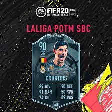 His potential is 91 and his position is gk. Fifa 20 Courtois Potm La Liga Gennaio Soluzioni Sbc