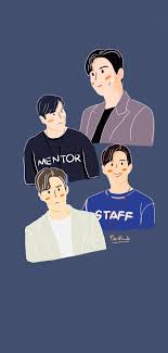 Hanjinpyeong Kimseonho Mentor Staff Startup Startup Fanart Drama Kdrama Ilustrasi Karakter Ilustrasi Seni