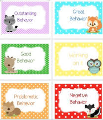 woodland animals behavior clip chart