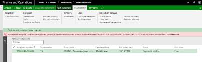 Check spelling or type a new query. Error While Posting Statement While Processing The State Gift Cards Posted Generic Exception Encountered In Retail Statement 00000147 000001 In The Controller Number Ta 000003 Does Not Match Format Grj 18 Dynamics 365