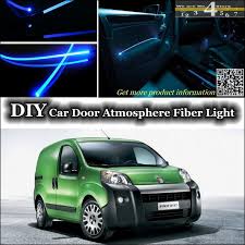 For Fiat Fiorino Qubo 2007 2015 Interior Ambient Light Tuning Atmosphere Fiber Optic Band Lights Inside Door Illumination Diy Car Toy Car Car Videos